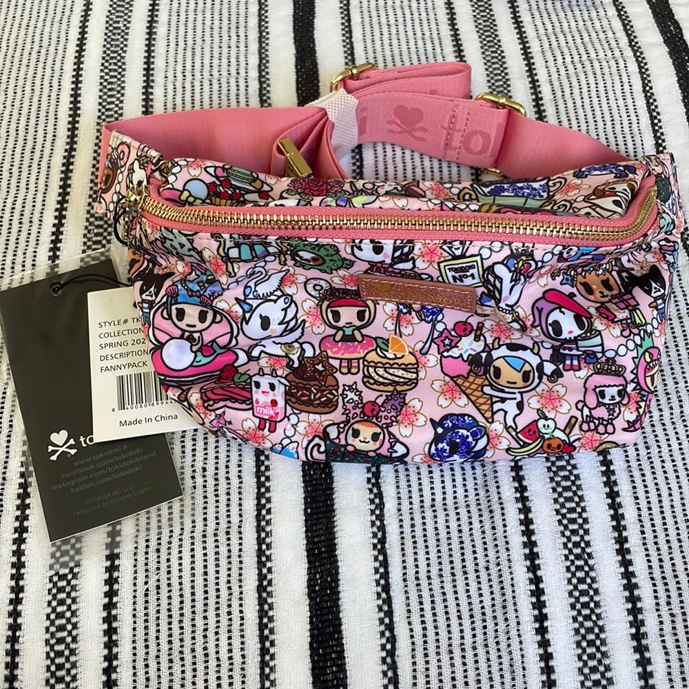 Tokidoki belt bag new with tags